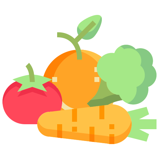 Fresh vegetables icon